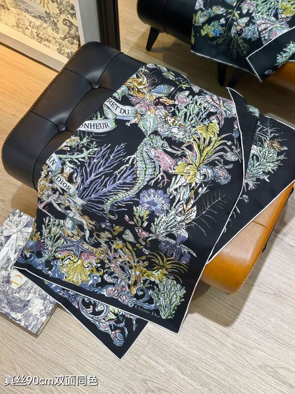 Hermes silk scarf 90X90cm E02 (27)