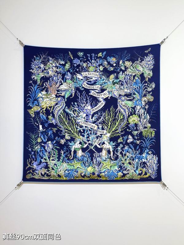 Hermes silk scarf 90X90cm E02 (8)