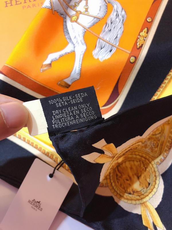 Hermes silk scarf 90X90cm E22 (22)