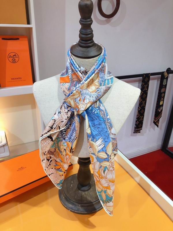 Hermes silk scarf 90X90cm E23 (10)