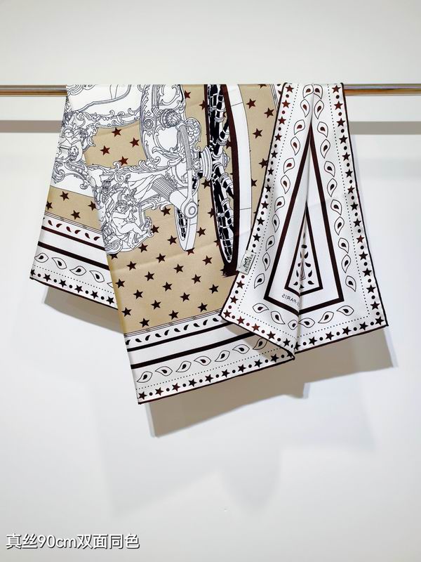 Hermes silk scarf 90X90cm E41 (4)