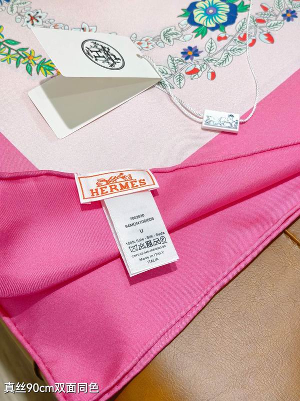 Hermes silk scarf 90X90cm E42 (45)