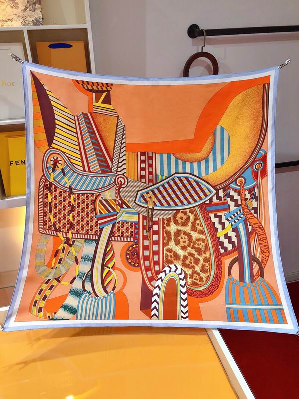 Hermes silk scarf 90X90cm E90 (14)