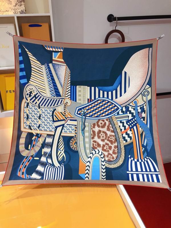 Hermes silk scarf 90X90cm E90 (5)
