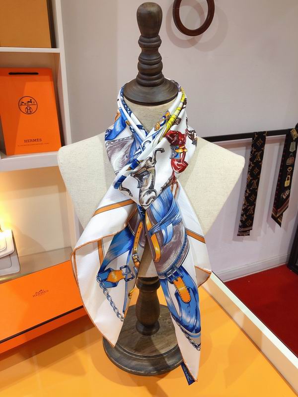 Hermes silk scarf 90X90cm E91 (1)