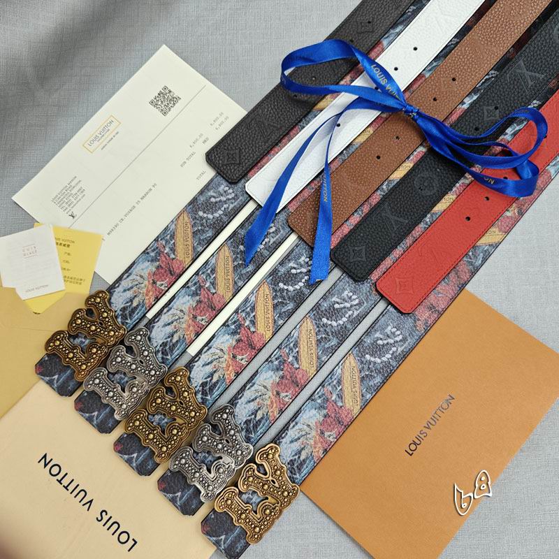 LV belt 38mmX90-125cm lb (38)
