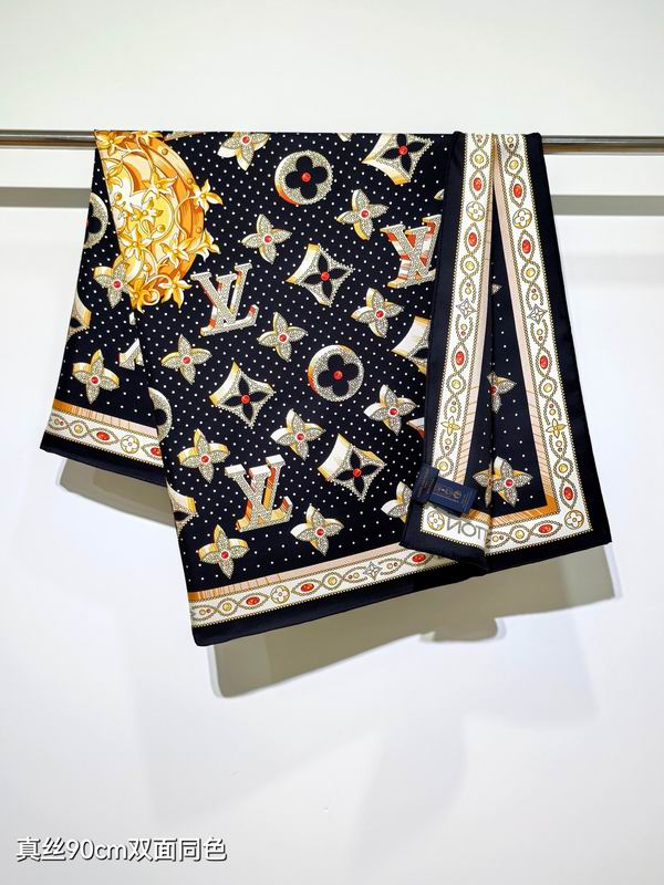 LV silk Scarf 90X90cm E163 (14)