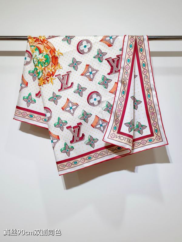 LV silk Scarf 90X90cm E163 (3)