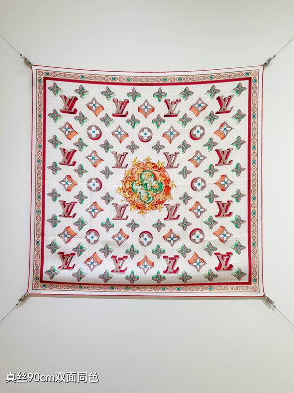LV silk Scarf 90X90cm E163 (8)