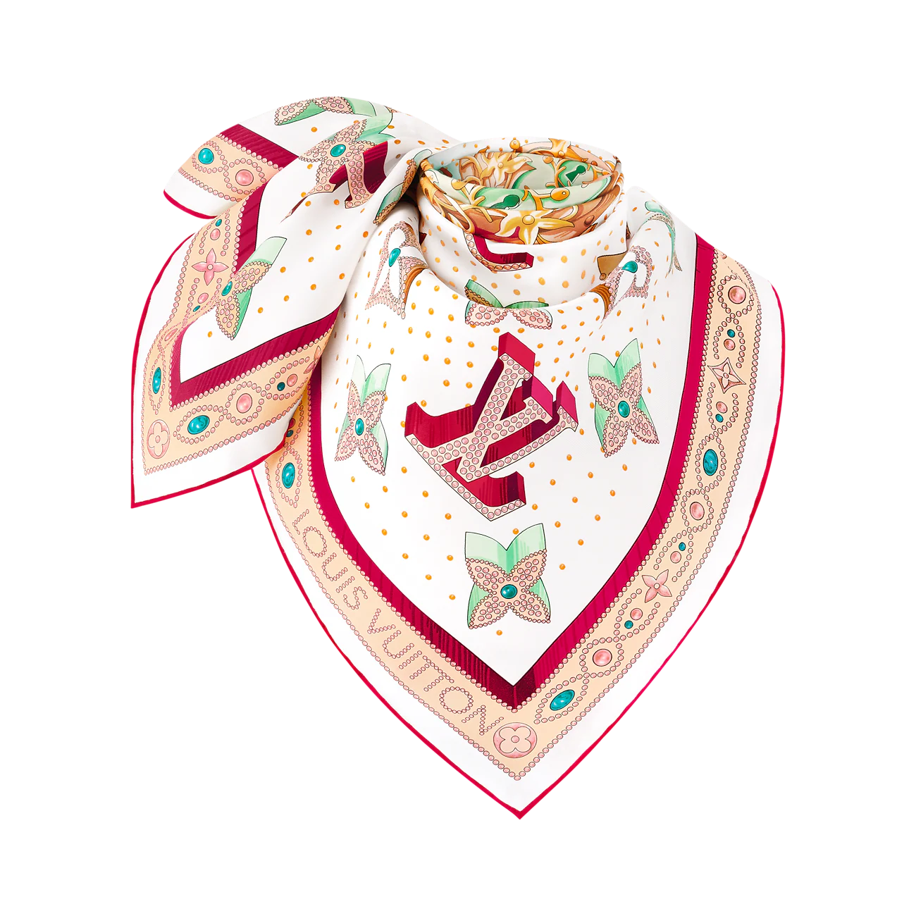 LV silk Scarf 90X90cm E163 (9)