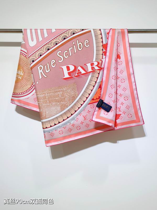 LV silk Scarf 90X90cm E195 (13)