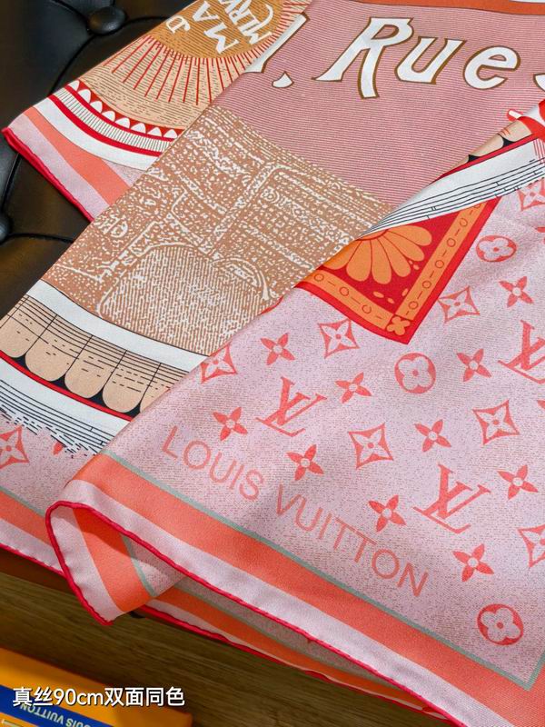LV silk Scarf 90X90cm E195 (15)