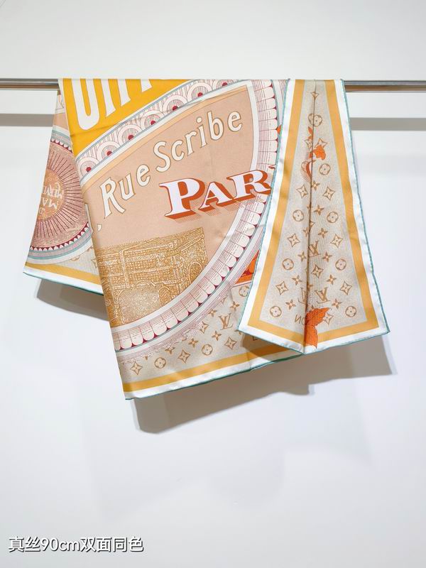 LV silk Scarf 90X90cm E195 (24)
