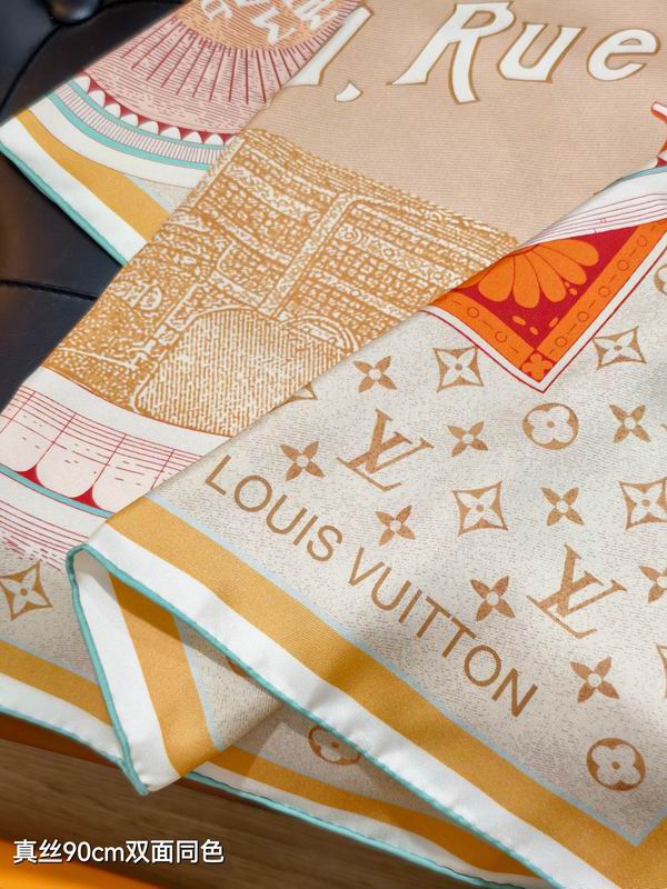 LV silk Scarf 90X90cm E195 (26)