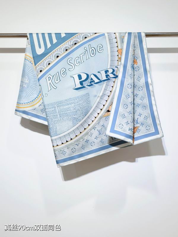 LV silk Scarf 90X90cm E195 (3)