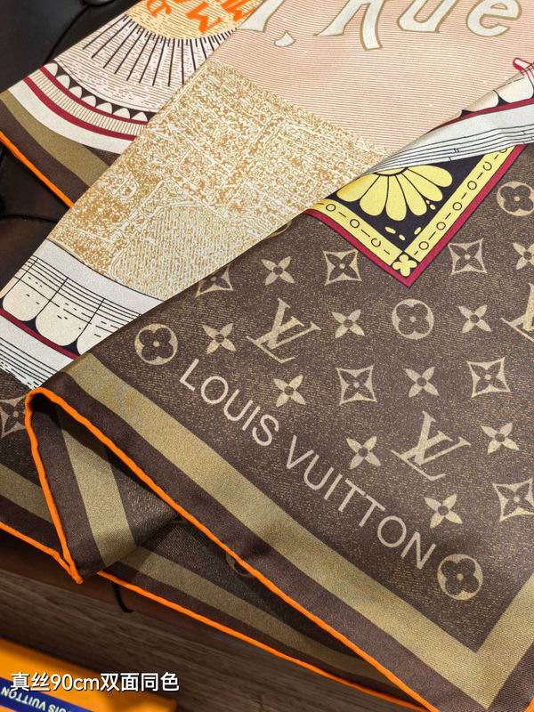 LV silk Scarf 90X90cm E195 (36)