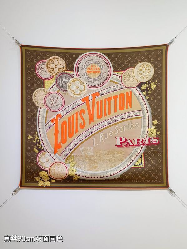 LV silk Scarf 90X90cm E195 (39)