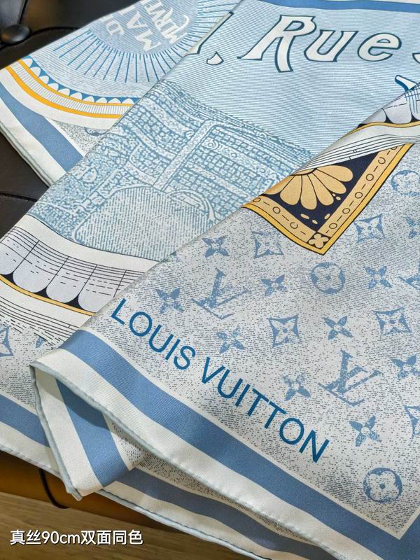 LV silk Scarf 90X90cm E195 (5)