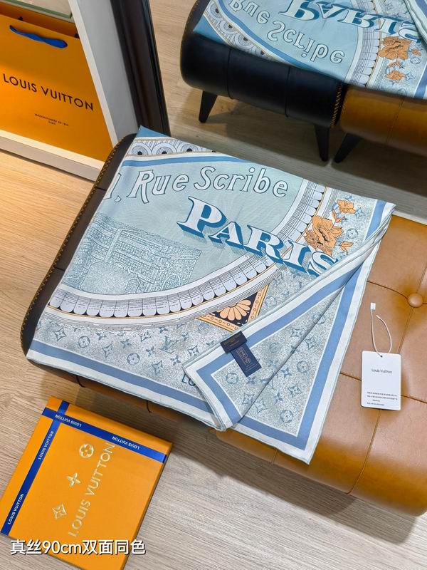 LV silk Scarf 90X90cm E195 (7)