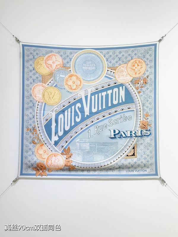 LV silk Scarf 90X90cm E195 (8)