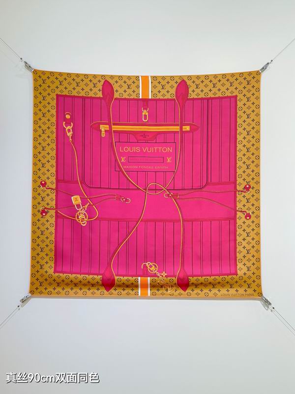 LV silk Scarf 90X90cm E199 (30)
