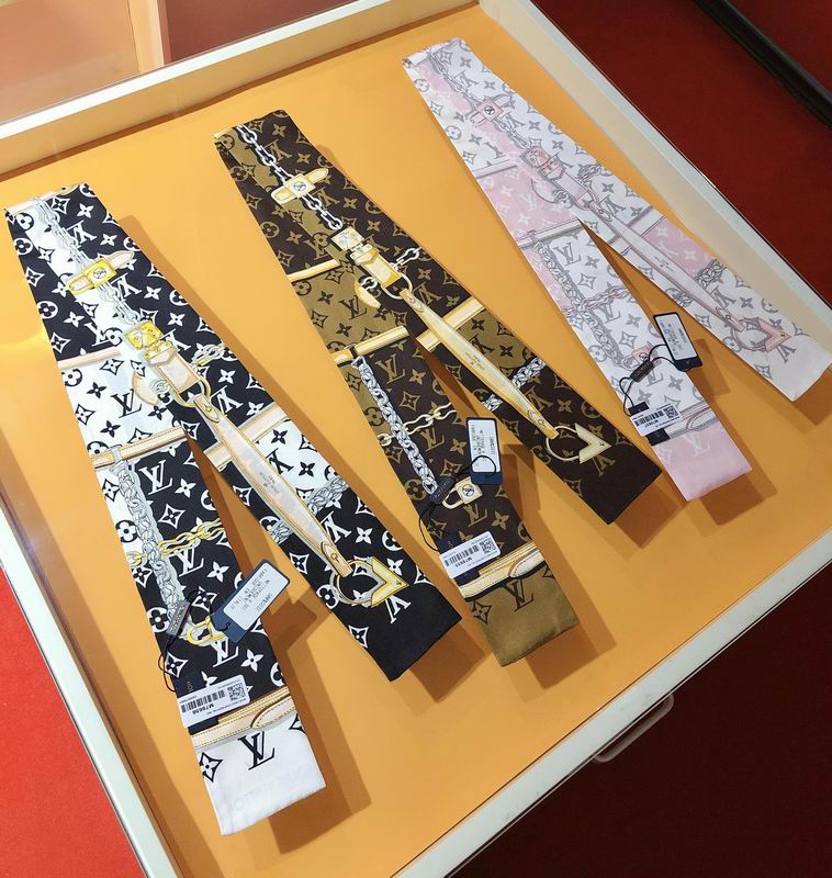 LV silk ribbon 5X86cm E07 (1)