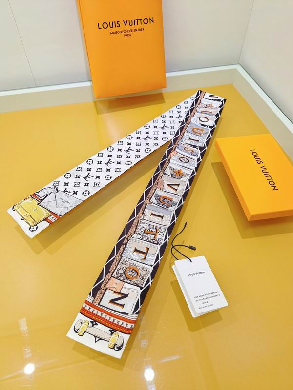 LV silk ribbon 8X120cm E09 (10)