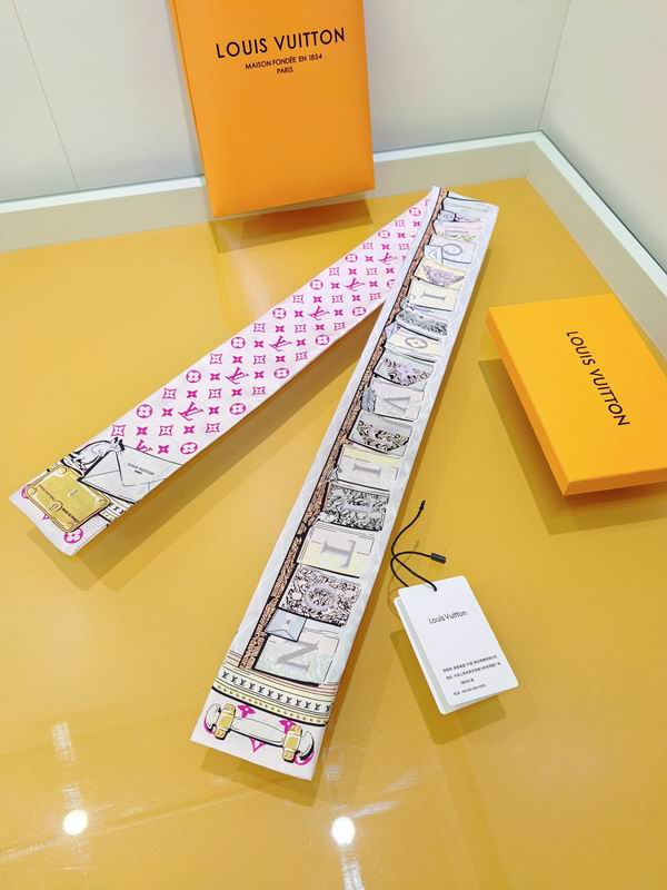 LV silk ribbon 8X120cm E09 (4)