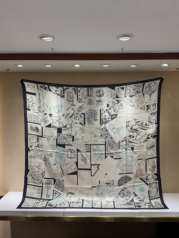 Scarf 140X140cm（高版本） 70%羊绒 30%真丝 E (43)