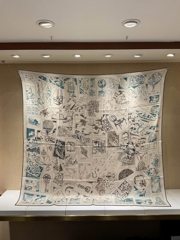 Scarf 140X140cm（高版本） 70%羊绒 30%真丝 E (44)