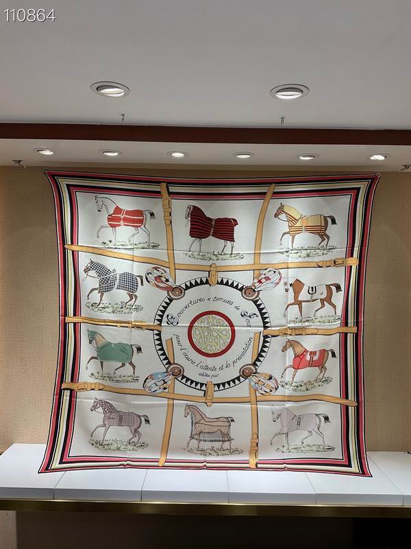 Scarf 140X140cm（高版本） 70%羊绒 30%真丝 E (49)