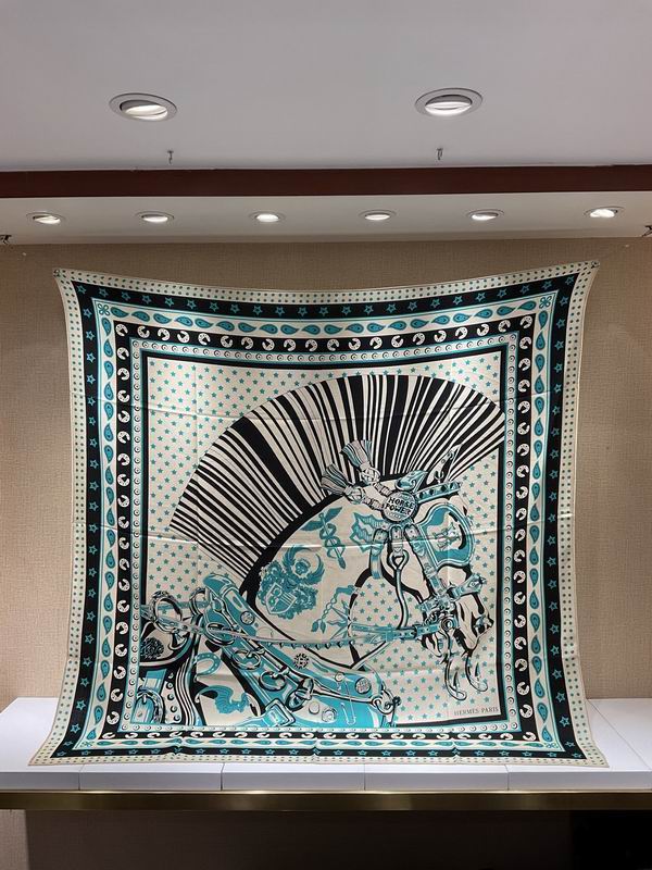 Scarf 140X140cm（高版本） 70%羊绒 30%真丝 E (51)