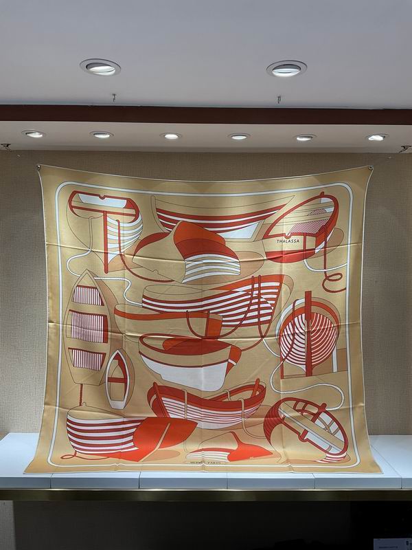 Scarf 140X140cm（高版本） 70%羊绒 30%真丝 E (53)