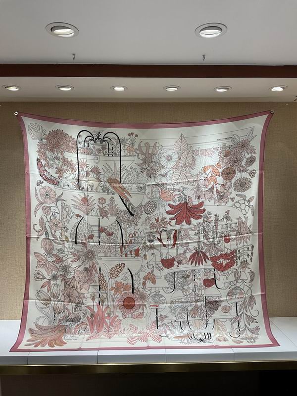 Scarf 140X140cm（高版本） 70%羊绒 30%真丝 E (58)