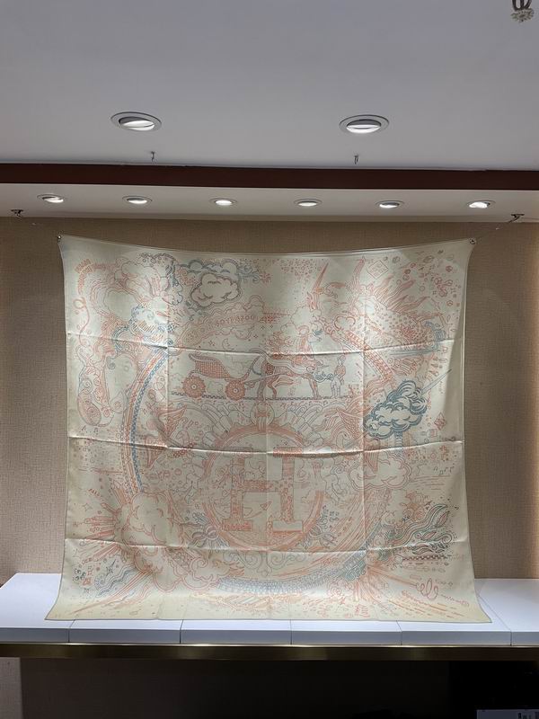 Scarf 140X140cm（高版本） 70%羊绒 30%真丝 E (61)