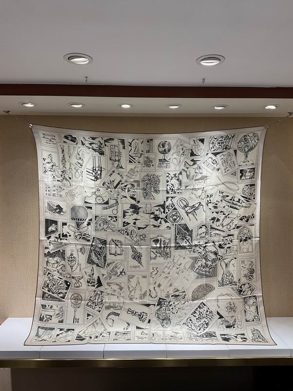 Scarf 140X140cm（高版本） 70%羊绒 30%真丝 E (67)