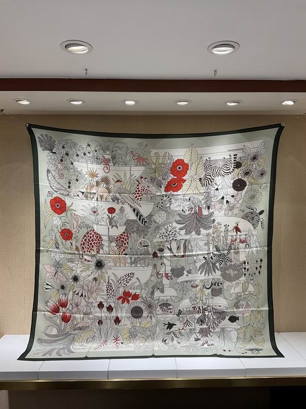 Scarf 140X140cm（高版本） 70%羊绒 30%真丝 E (68)