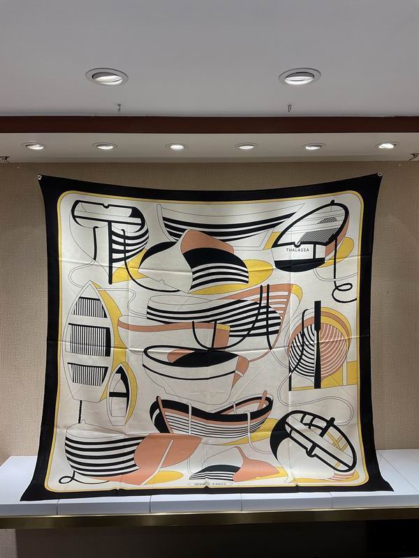 Scarf 140X140cm（高版本） 70%羊绒 30%真丝 E (71)