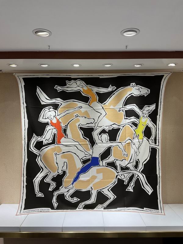 Scarf 140X140cm（高版本） 70%羊绒 30%真丝 E (75)