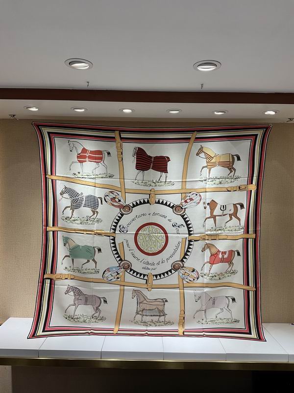 Scarf 140X140cm（高版本） 70%羊绒 30%真丝 E (81)