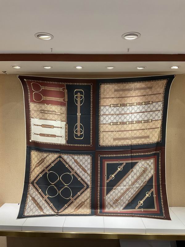 Scarf 140X140cm（高版本） 70%羊绒 30%真丝 E (83)