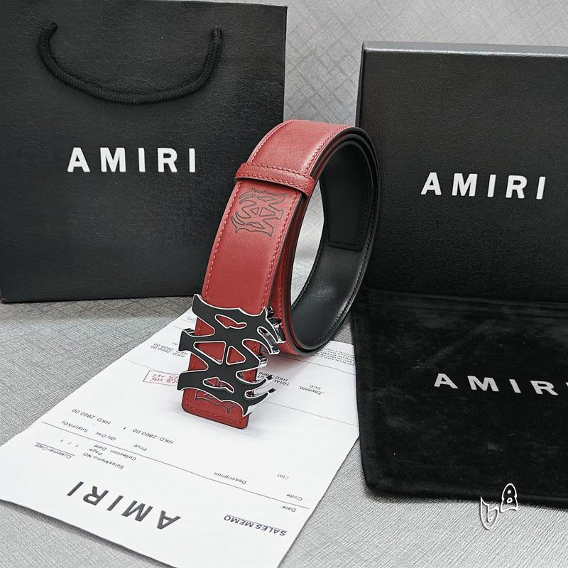 Amiri belt 38mmX90-125cm lb (13)
