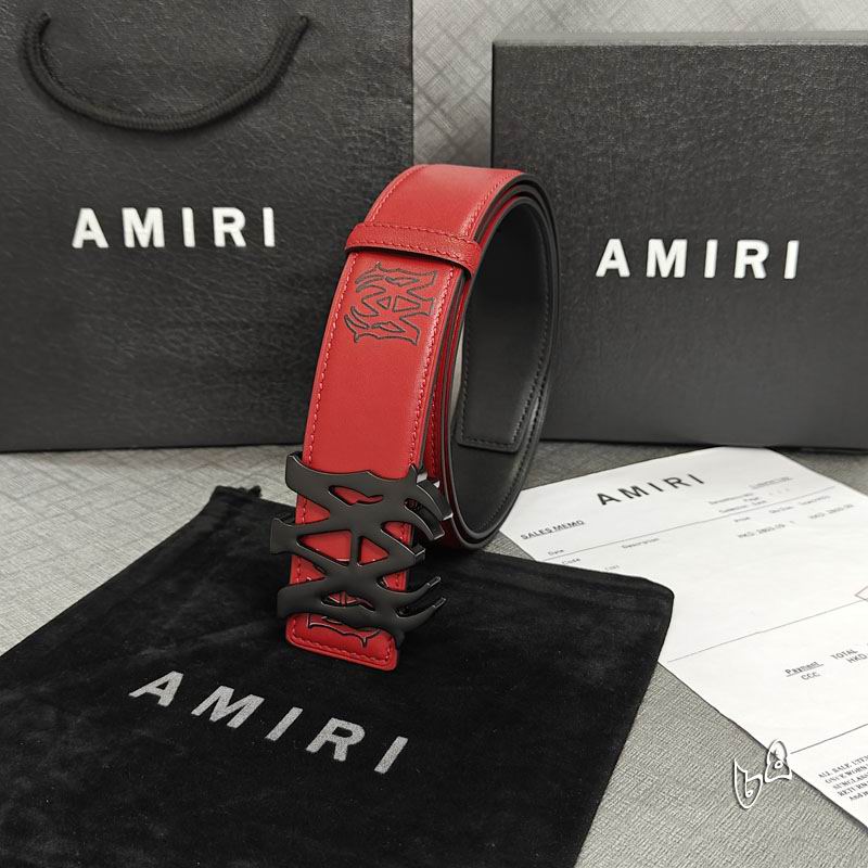 Amiri belt 38mmX90-125cm lb (14)