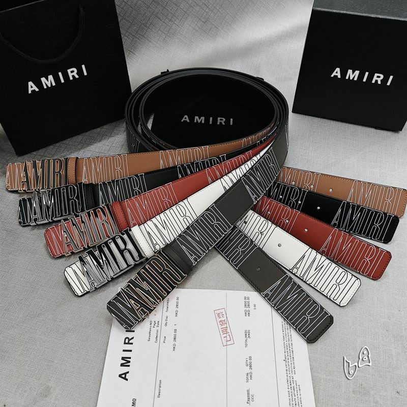Amiri belt 38mmX90-125cm lb (17)