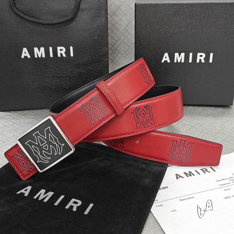 Amiri belt 38mmX90-125cm lb (18)