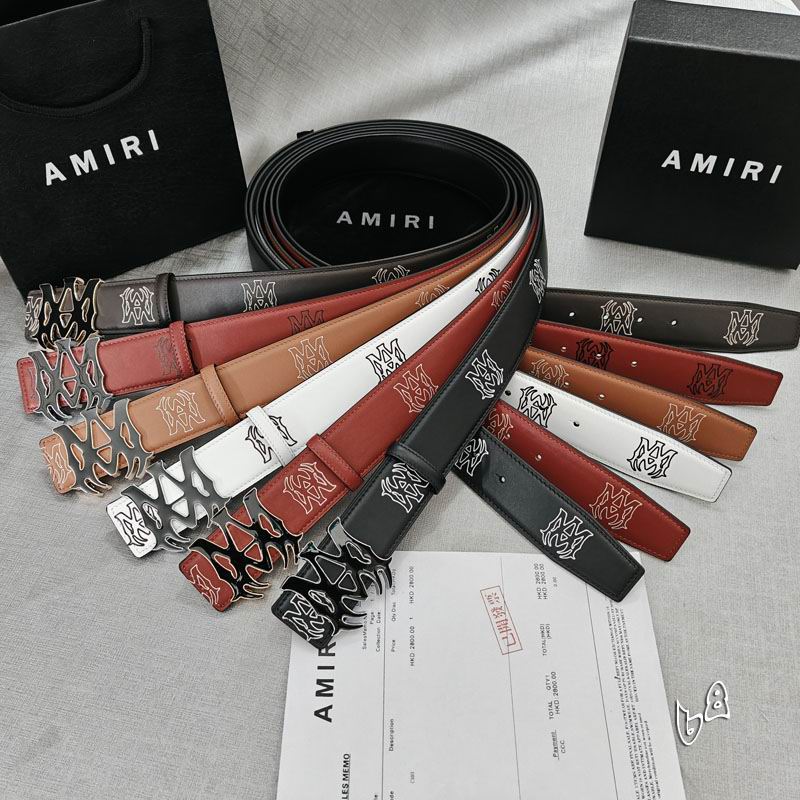 Amiri belt 38mmX90-125cm lb (19)