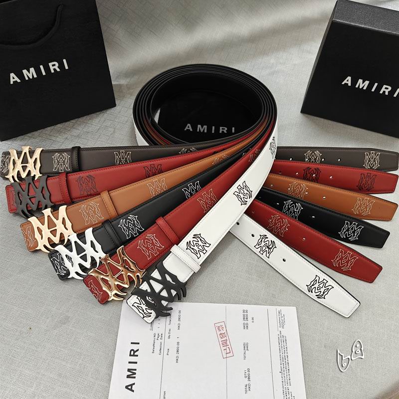 Amiri belt 38mmX90-125cm lb (20)
