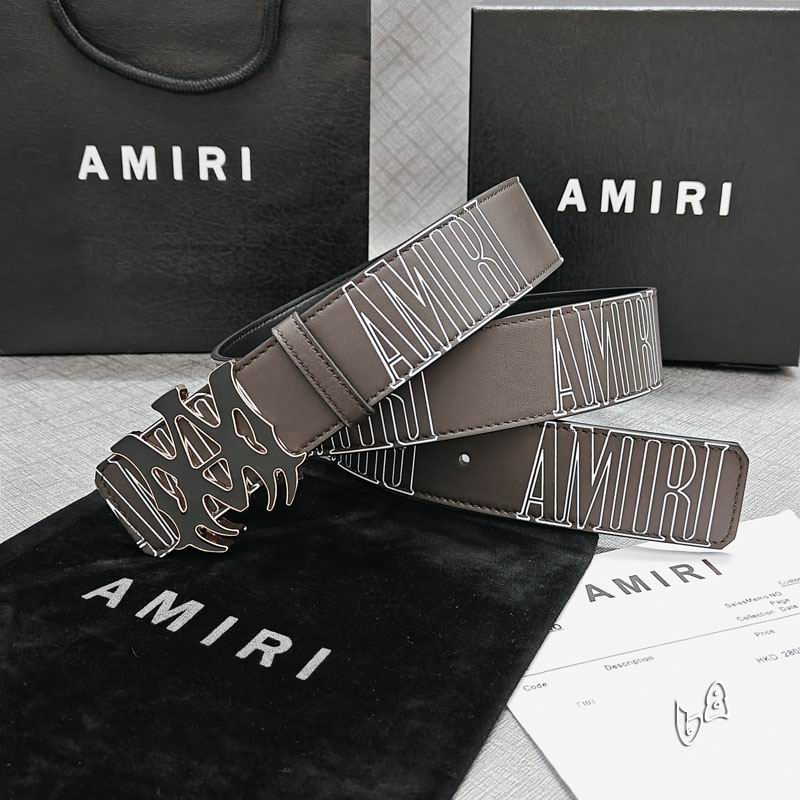 Amiri belt 38mmX90-125cm lb (20)
