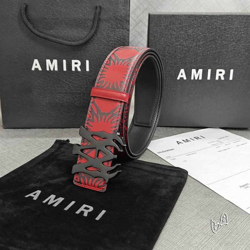 Amiri belt 38mmX90-125cm lb (22)