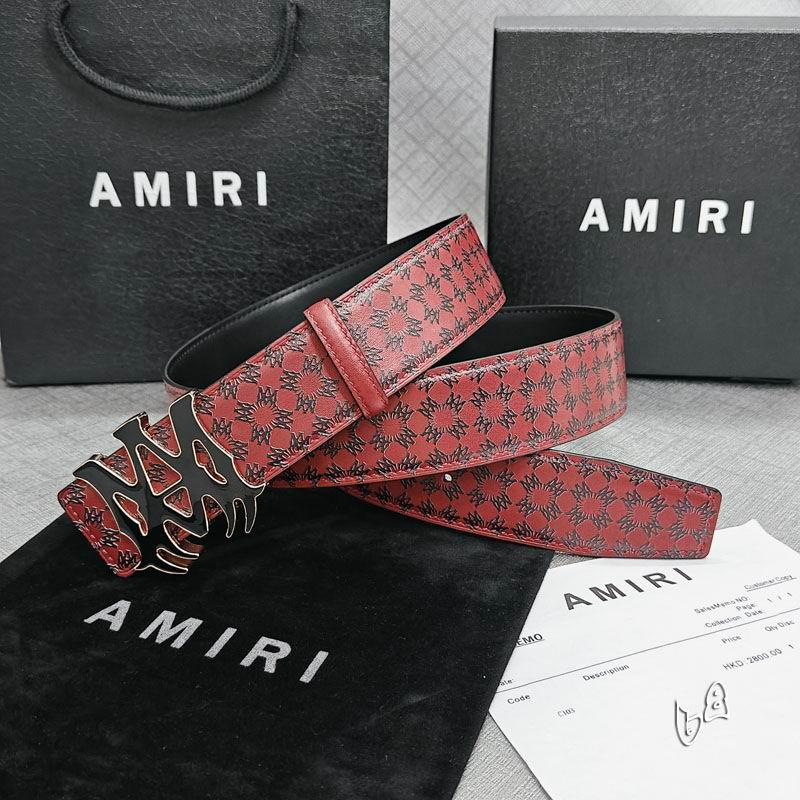 Amiri belt 38mmX90-125cm lb (22)
